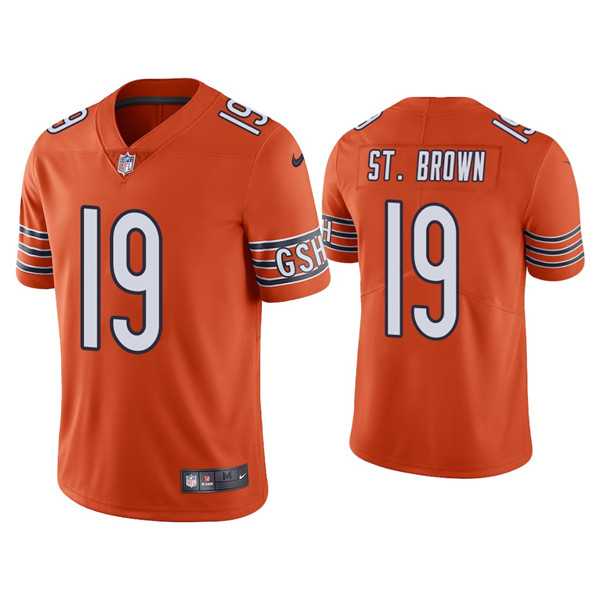 Nike Men & Women & Youth Chicago Bears #19 Equanimeous St. Brown Orange Vapor untouchable Limited Stitched Jersey,We sell and wholesale Nike Men & Women & Youth Chicago Bears #19 Equanimeous St. Brown Orange Vapor untouchable Limited Stitched Jersey on line form chian!